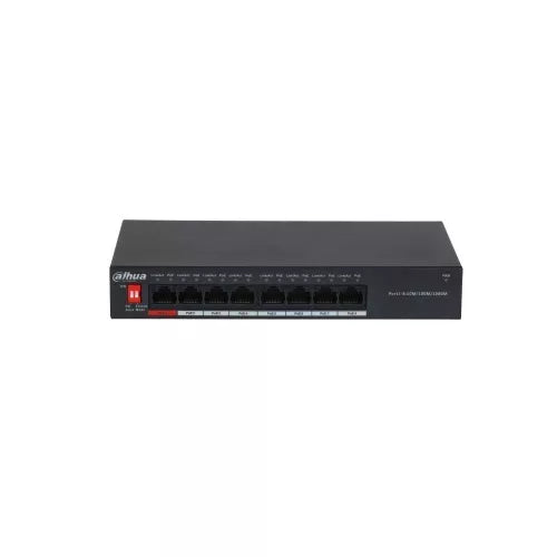 PoE šakotuvas 8*1000Mbps 8 PoE portai, Total-96W, BT 90W