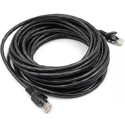 Kabelis Cat5E UTP, 7.5m, juodas