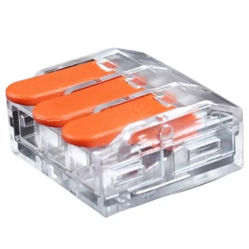 Universali užspaudžiama laidų jungtis, 3x 0.5-6.0mm², 41A, 450V, 20vnt.