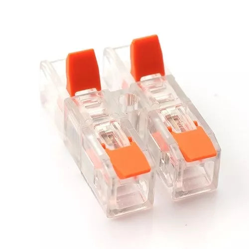 Universali užspaudžiama laidų jungtis, tiesi 2-2, 0.2-4.0mm², 32A, 450V, 20vnt.