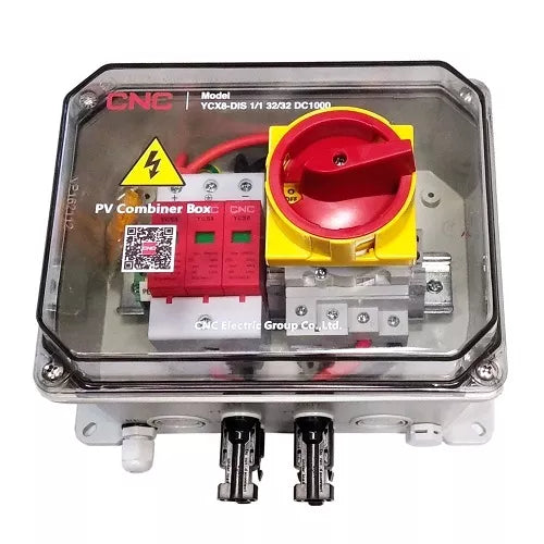 PV atjungimo skydelis, DC 1in-1out, IP66