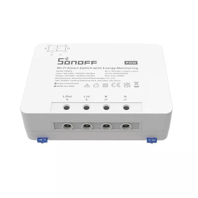 SONOFF PowR3 išmanusis 1 kanalo jungiklis Wi-Fi su elektros sąnaudų apskaita