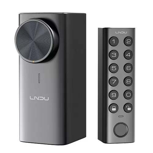 Išmanioji spyna, su pirštų antspaudų skaitytuvu