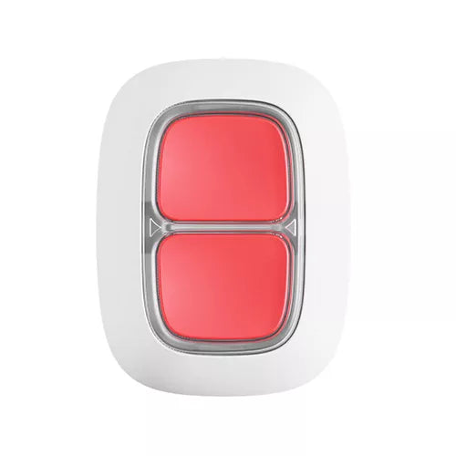 Ajax dvigubas panikos mygtukas (baltas)