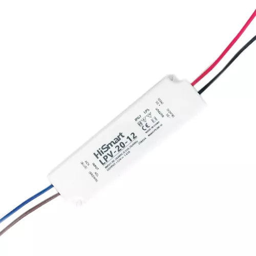 Maitinimo šaltinis 12V, 1.67A, 20W, IP67