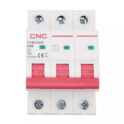Automatinis jungiklis, 3P, 50A, C klasės, 6kA