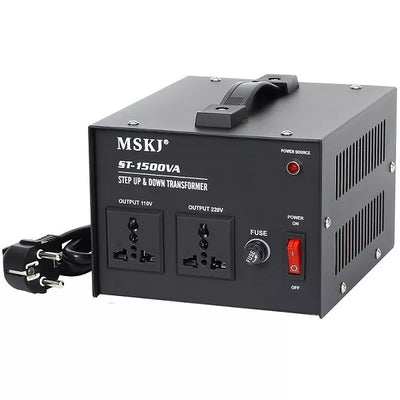 Įtampos transformatorius 110VAC-220VAC/ 220VAC-110VAC, 1500W