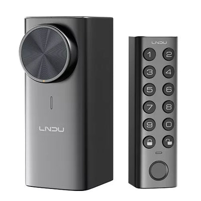 Išmanioji spyna, su pirštų antspaudų skaitytuvu